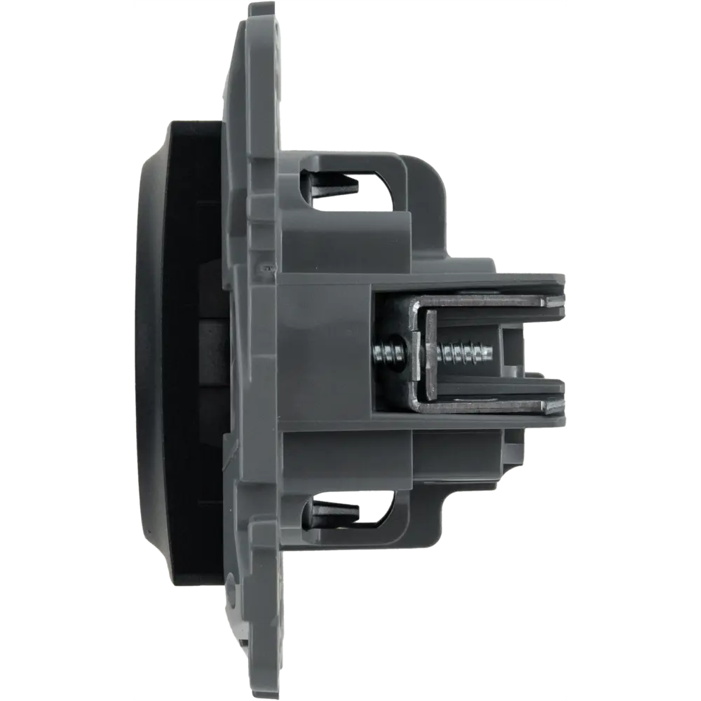 Розетка Legrand Etika антрацит с заземлением для интерьера 82496850 STLM-1327233 - Вид №4