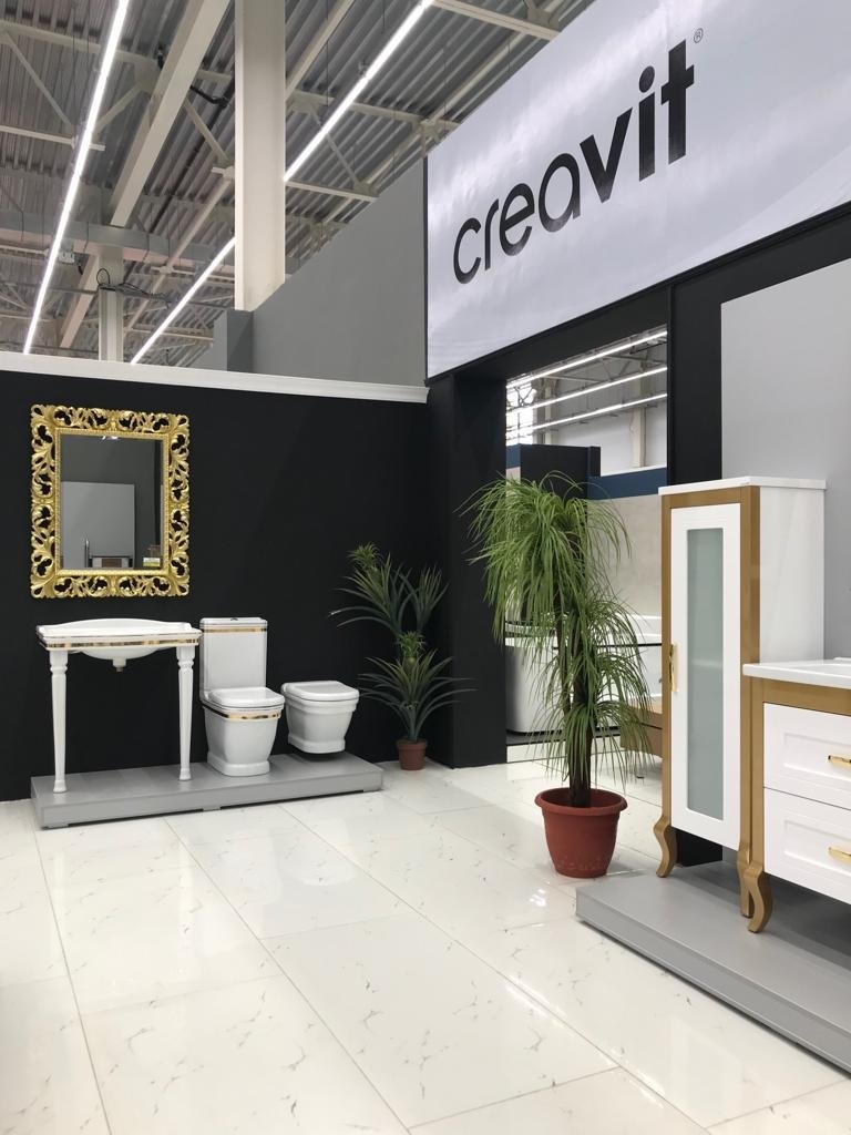 AN410-00CB00E-AD00 ANTIK Бачок ДЕКОР ЗОЛОТО Creavit Antik  - Вид №4