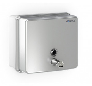 GW04 07 04 02 Genwec Дозатор мыла квадратный 1200мл нержавеющая сталь 304 глянцевый
