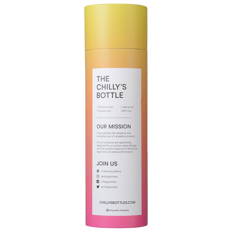 B500GRNEYP Термос gradient, neon, 500 мл Chilly's Bottles  - Вид №2