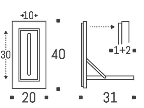 Вешалка для одежды из фанеры AMBIVALENZ Fläpps Hangrail 20×40-1 ARCH-00131670 - Вид №4