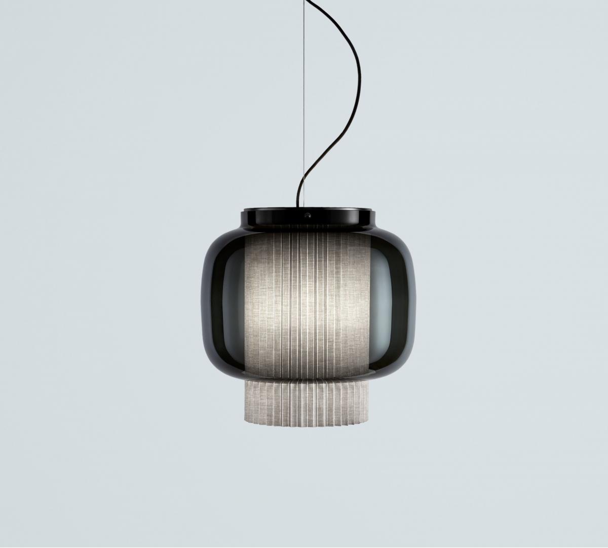 089854 Подвесной светильник T GR черный серый Parachilna Manila Santreyd - Вид №1