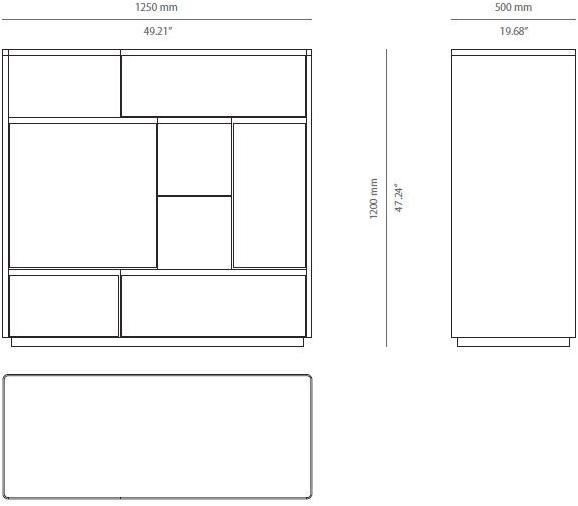 PRADDY Комод деревянный с распашными дверцами Empire Tr036 - Вид №4