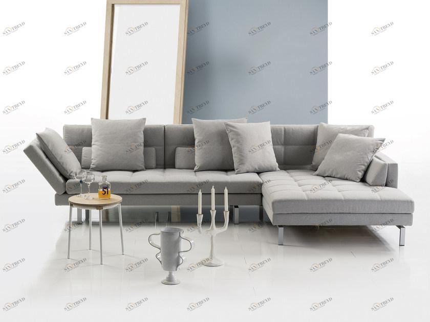 brühl Мягкий тканевый диван с шезлонгом Amber sun-id-1515185