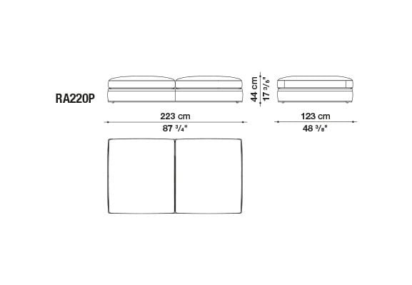 Ткань диван B&B Italia Ричард ARCH-00082196 - Вид №61