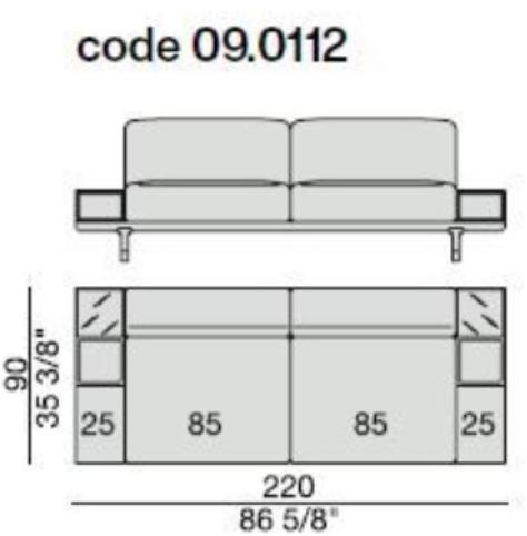 Porada Модульный тканевый диван с вещевым ящиком Eighteen sun-id-1365862 - Вид №14