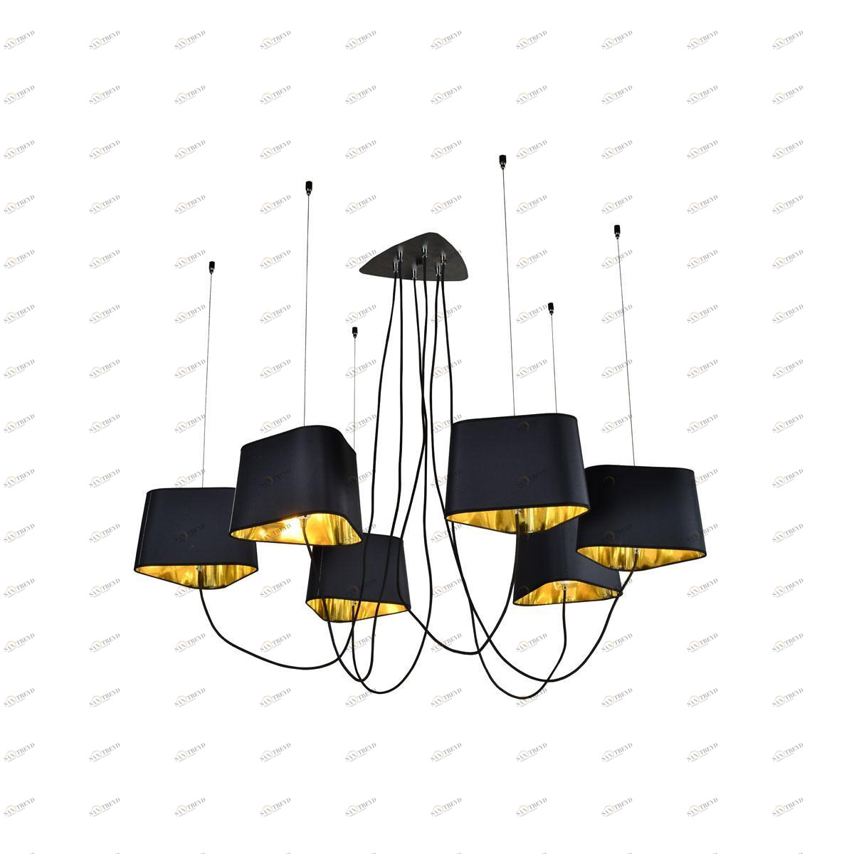 Подвесная люстра Loft IT Street Loft1163-6BL LOFT IT ДИЗАЙНЕРСКИЕ, STREET BLACK 118178 Черный 