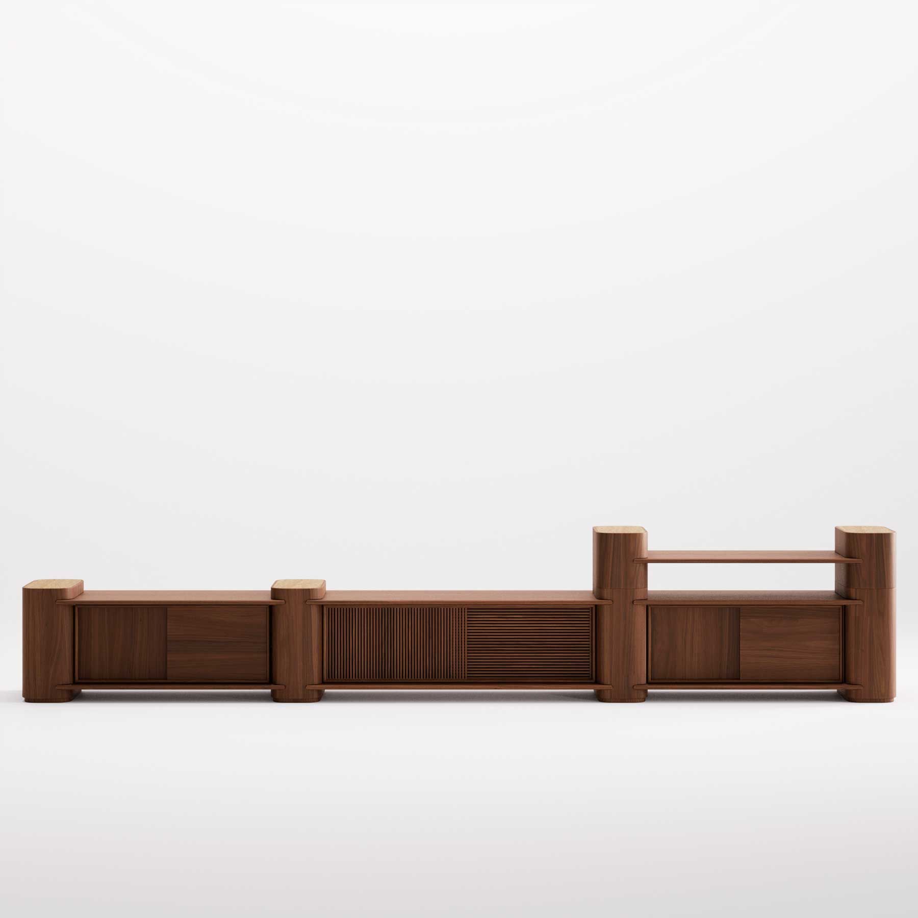 Секционная деревянная двухсторонняя решетка Wewood Path ARCH-00130012 - Вид №12