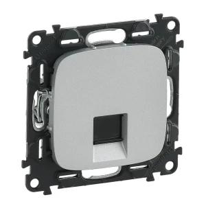 Розетка компьютерная Legrand VLN-A RJ45 CAT5E UTP цвет алюминий 82763029 STLM-2090427