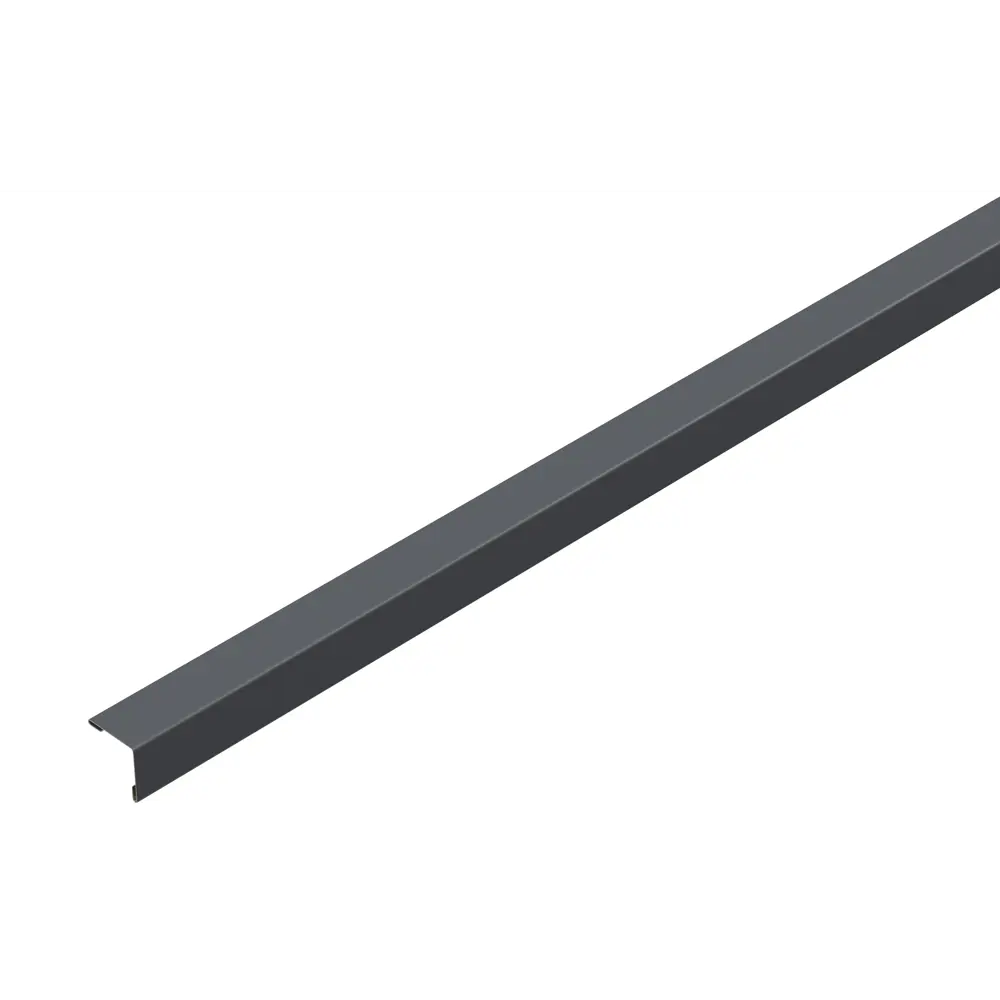 Угловой профиль CESAL для реечных потолков 3×19 мм графитовый 45 шт 89437037 STLM-1583089