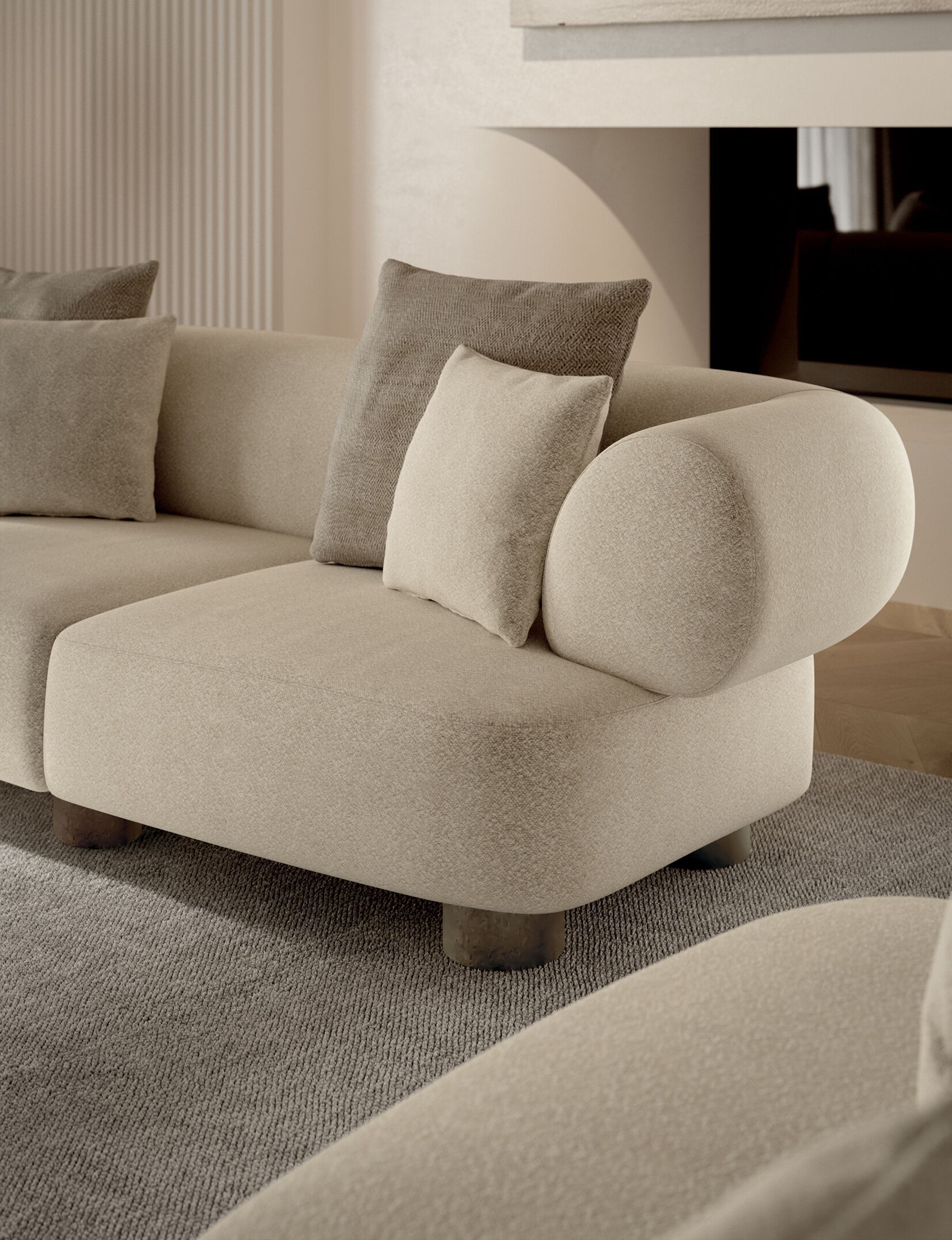 Ткань диван Bontempi Casa FRANZ ARCH-00137443 - Вид №5