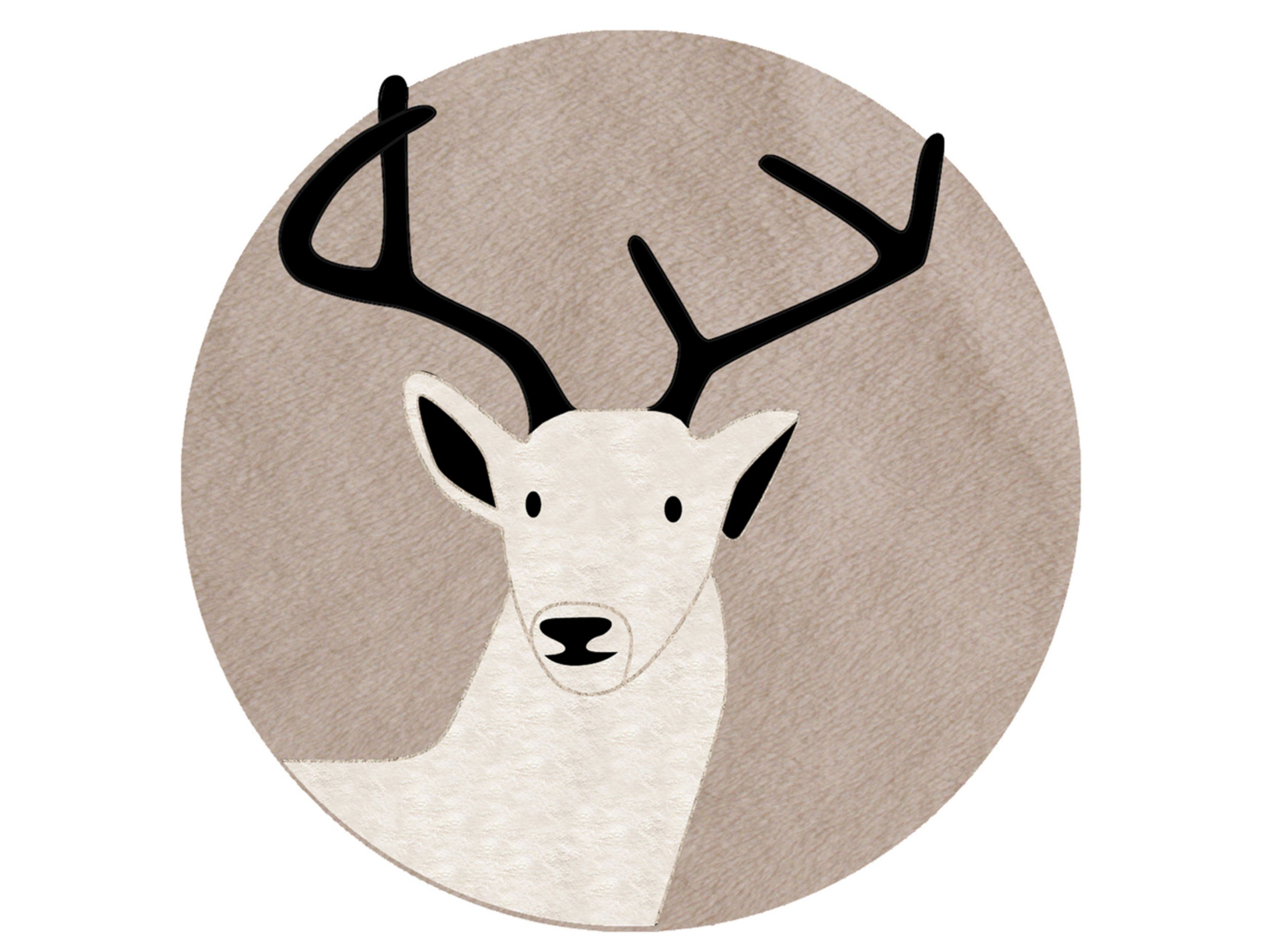 Круглый хлопковый коврик для детей Un Tapis à Paris Children ARCH-00134032