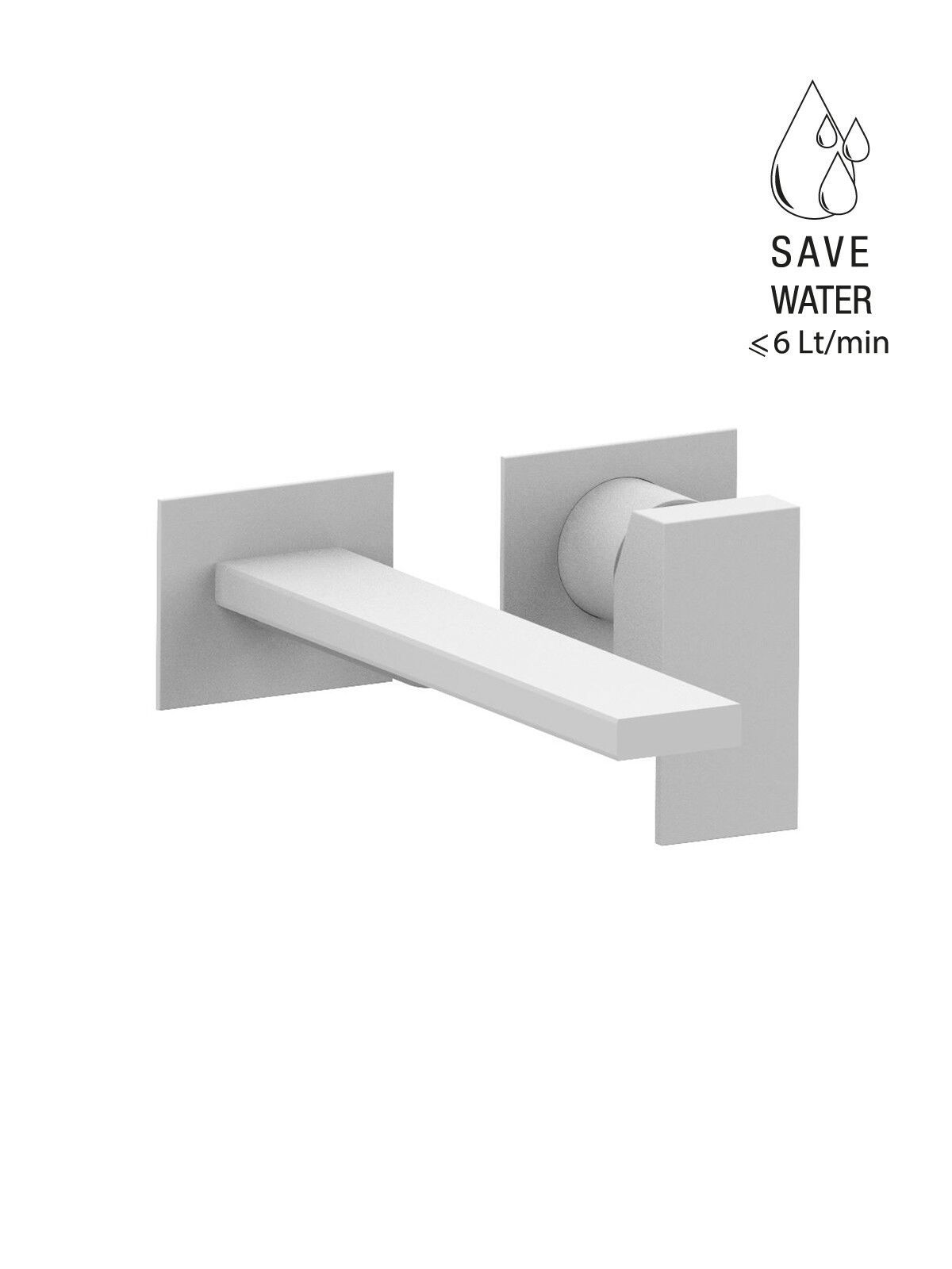 Настенный смеситель для раковины с ограничителем расхода Rubinetterie Frattini Vita Due ARCH-00078238 - Вид №6