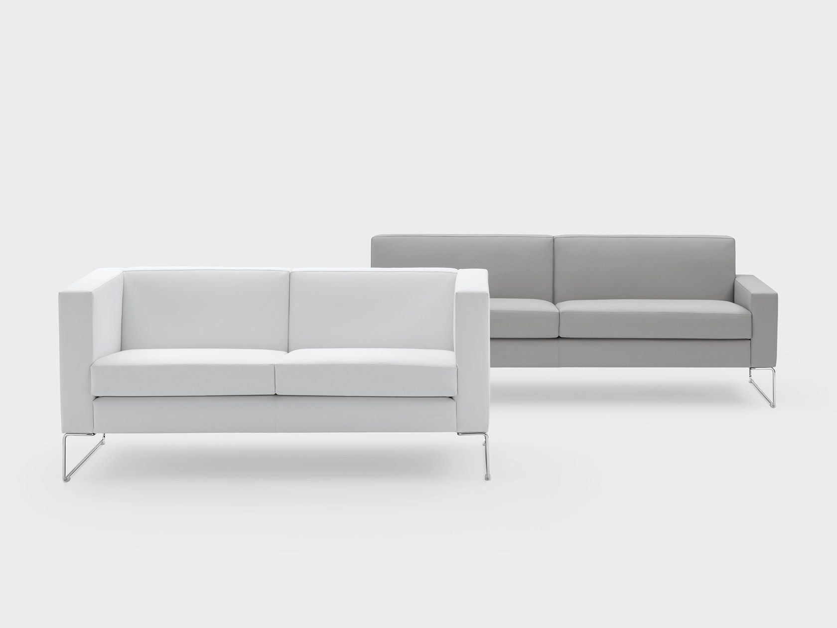 2-местный кожаный контрактный диван Viganò Cubiko ARCH-00122834 - Вид №2