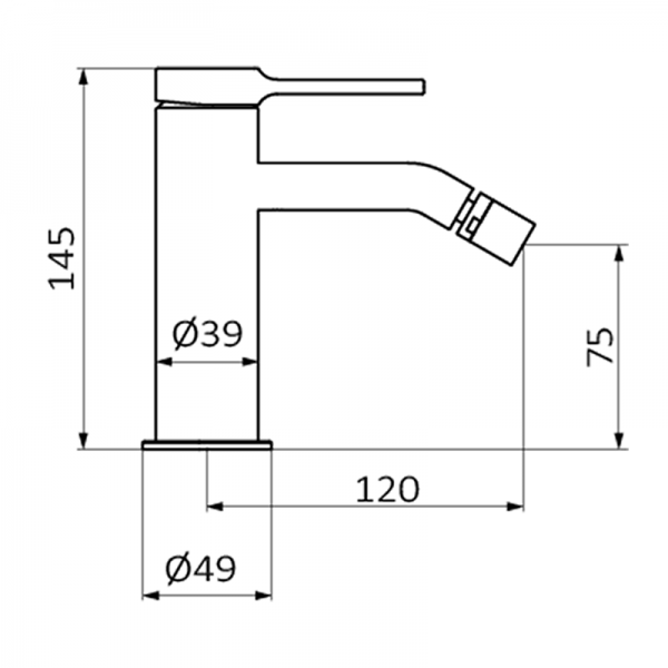 Смеситель для биде TIME GRB MIXERS 47712471 - Вид №1