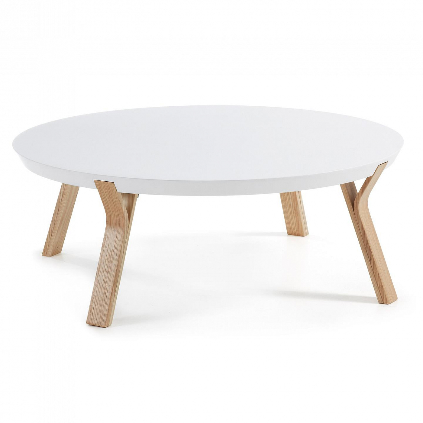 073371 Журнальный столик Solid белый матовый La Forma Dilos  - Вид №1