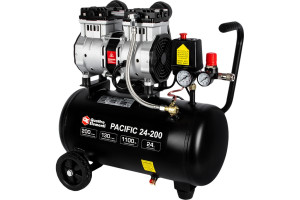 Компрессор поршневой безмасляный Quattro Elementi PACIFIC 24-200 9014347