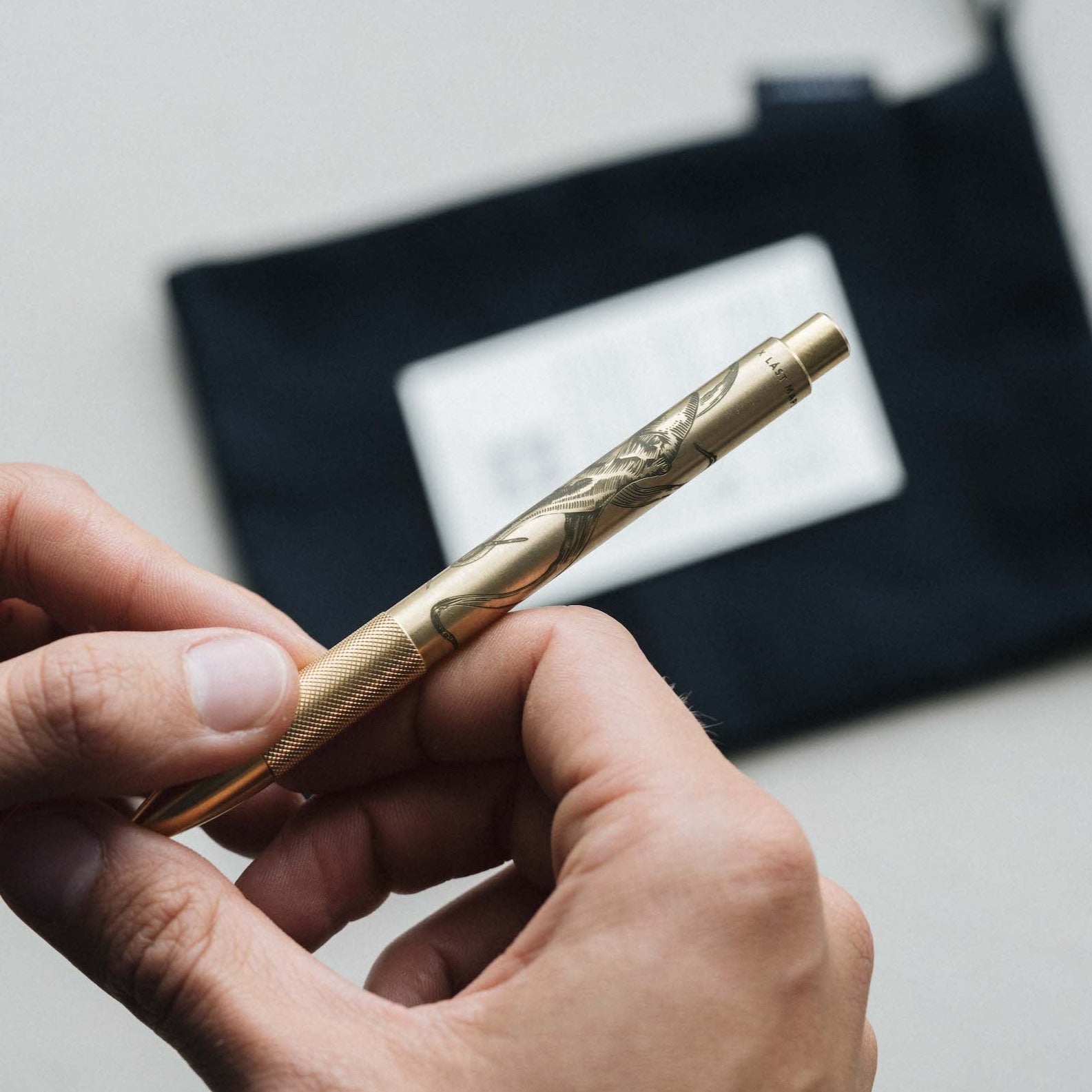 W207BRA-5OCT X Lást Maps Octopus - механический карандаш - латунь - 0,5 мм Wingback  - Вид №1