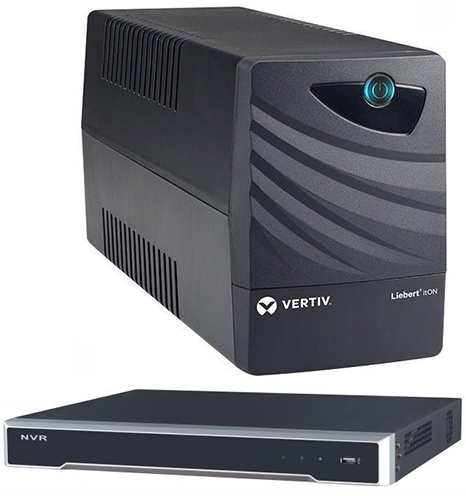 DS-7616NI-K2/16P_LI32111CT00 16-ти канальный ip-видеорегистратор с poe ибп в комплекте Hikvision Santreyd 