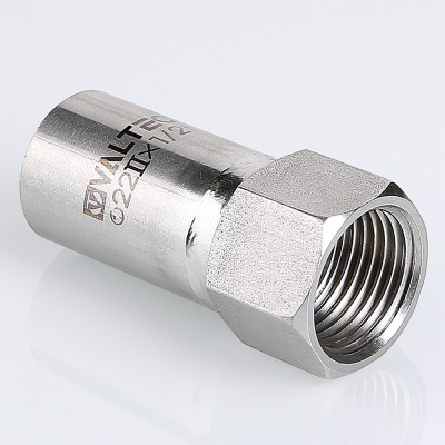 VTi.907.I.001804 Фитинг из нержавеющей стали – вставка с внутренней резьбой Valtec 18 мм х 1/2"  - Вид №1