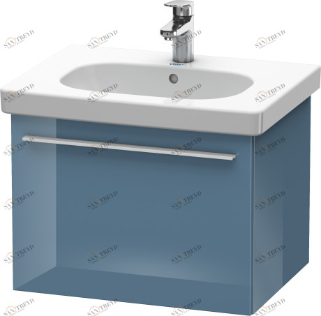 XL605104747 X-Large Тумбочка подвесная Каменно-синий глянцевый лак Duravit