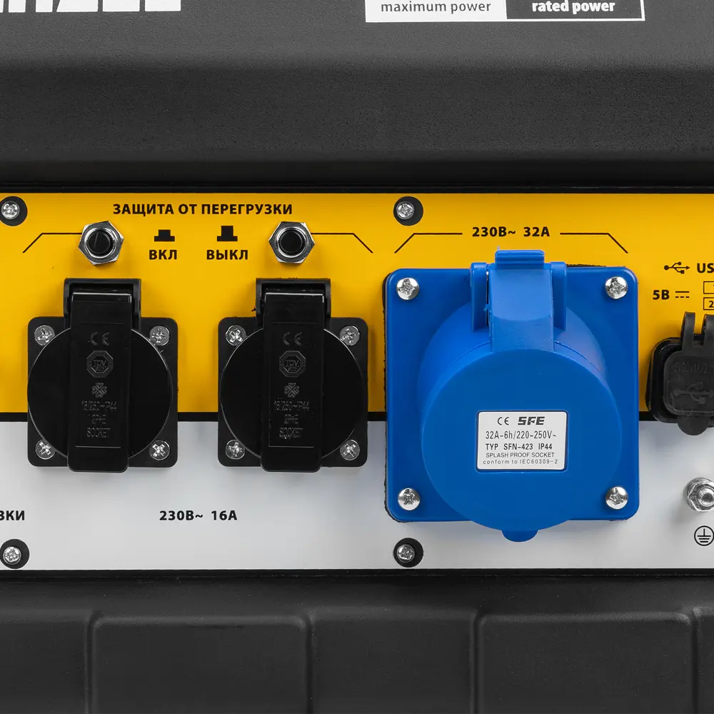 Бензиновый генератор DENZEL PS80EA - надежное электроснабжение 8 кВт 86549413 STLM-0069998 - Вид №6