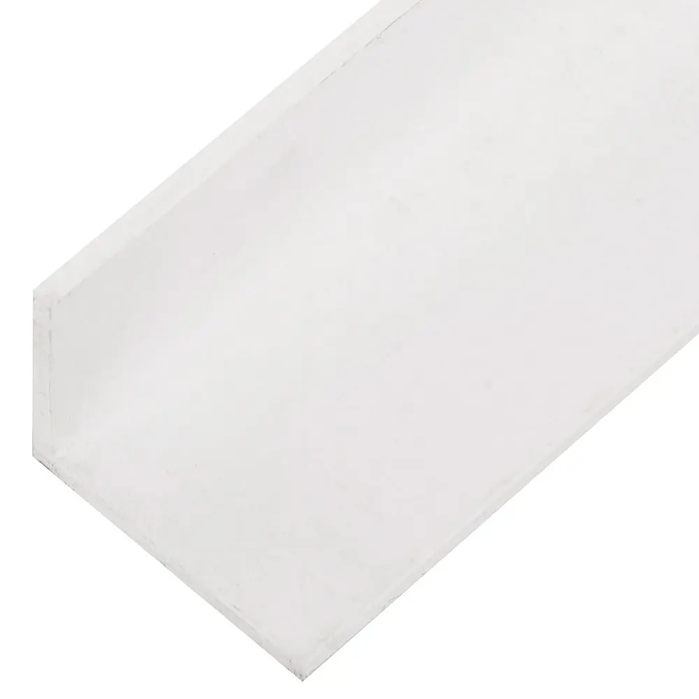 Уголок ПВХ 25x20x2x2000 мм, цвет белый GAH ALBERTS STLM-2160382 - Вид №1