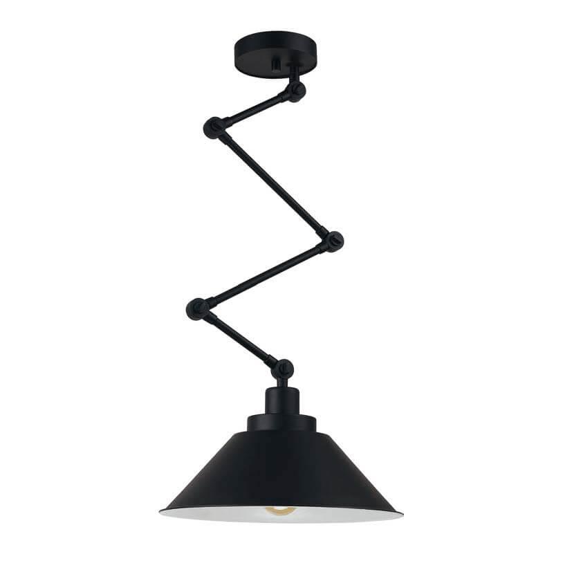 Спот настенный с металлическим плафоном на кронштейне графит Pantograph 9126 NOWODVORSKI PANTOGRAPH 00-3948991 Черный  - Вид №2