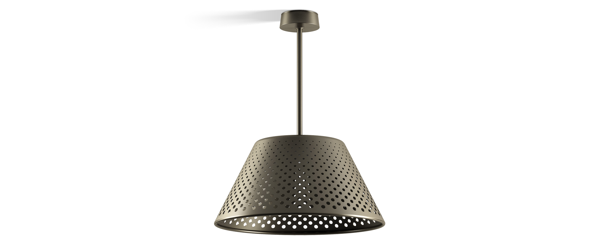 3270616 Потолочный светильник Platek MESH XL Soffitto  MESH XL H. 635 mm - LED 3000K 75°  - Вид №1