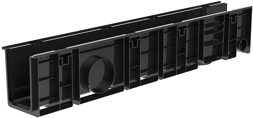 Р10180С Лоток пластиковый SteeStart DN100 H 180 ГеоПластБорд