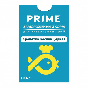 ПР0044917 Корм для рыб Креветка беспанцирная в блистере 100мл PRIME