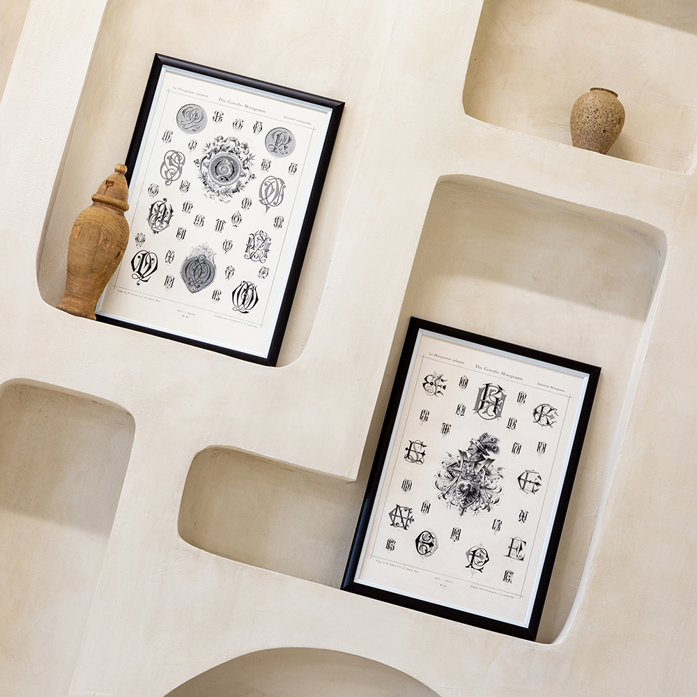 21080913 Арт-постер «Монограмма 65» Object Desire Азбука мечты  - Вид №1