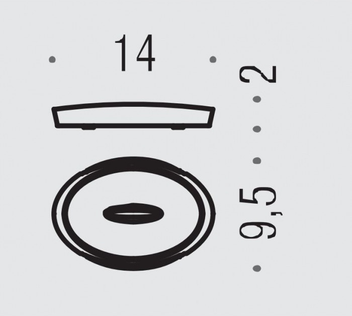 W4940.NM Мыльница DESIGN настольная COLOMBO PLUS Colombo Design - Вид №1