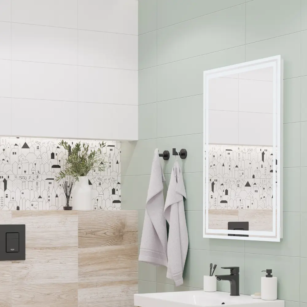 Плитка настенная LB Ceramics Моана 19.8x39.8 см 1.81 м² матовая цвет шалфей 84874810 STLM-2020477 Play Моана