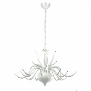 Люстра дизайнерская Through белая Elysee SP24 IDEAL LUX ДИЗАЙНЕРСКИЕ, ELYSEE BIANCO 057342 Белый