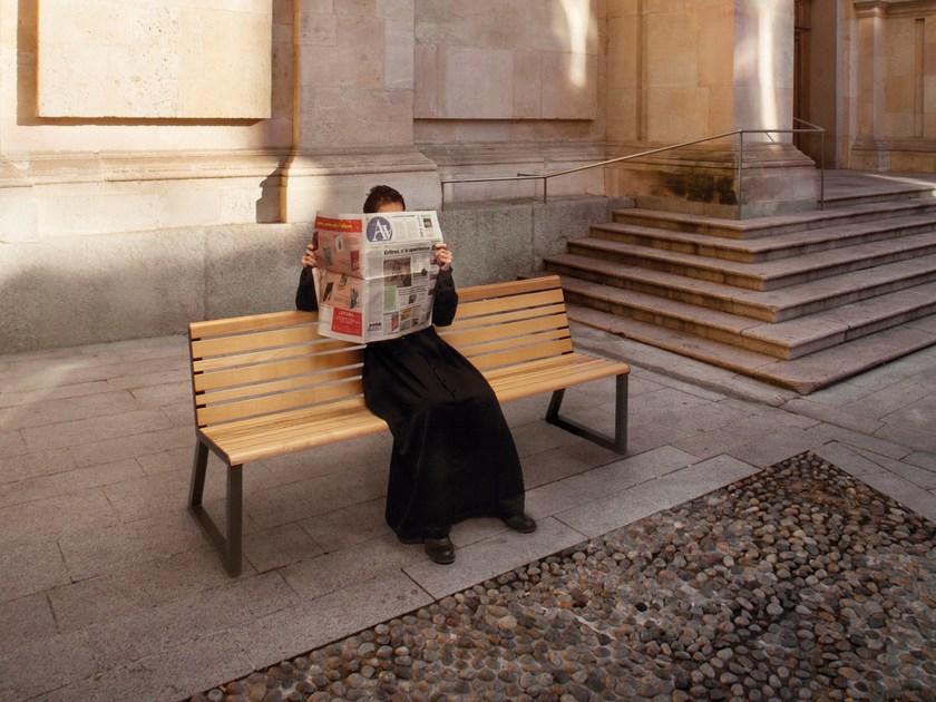 Urbantime Скамья из алюминия со спинкой Ventiquattrore.h24 sun-id-1444018 - Вид №2