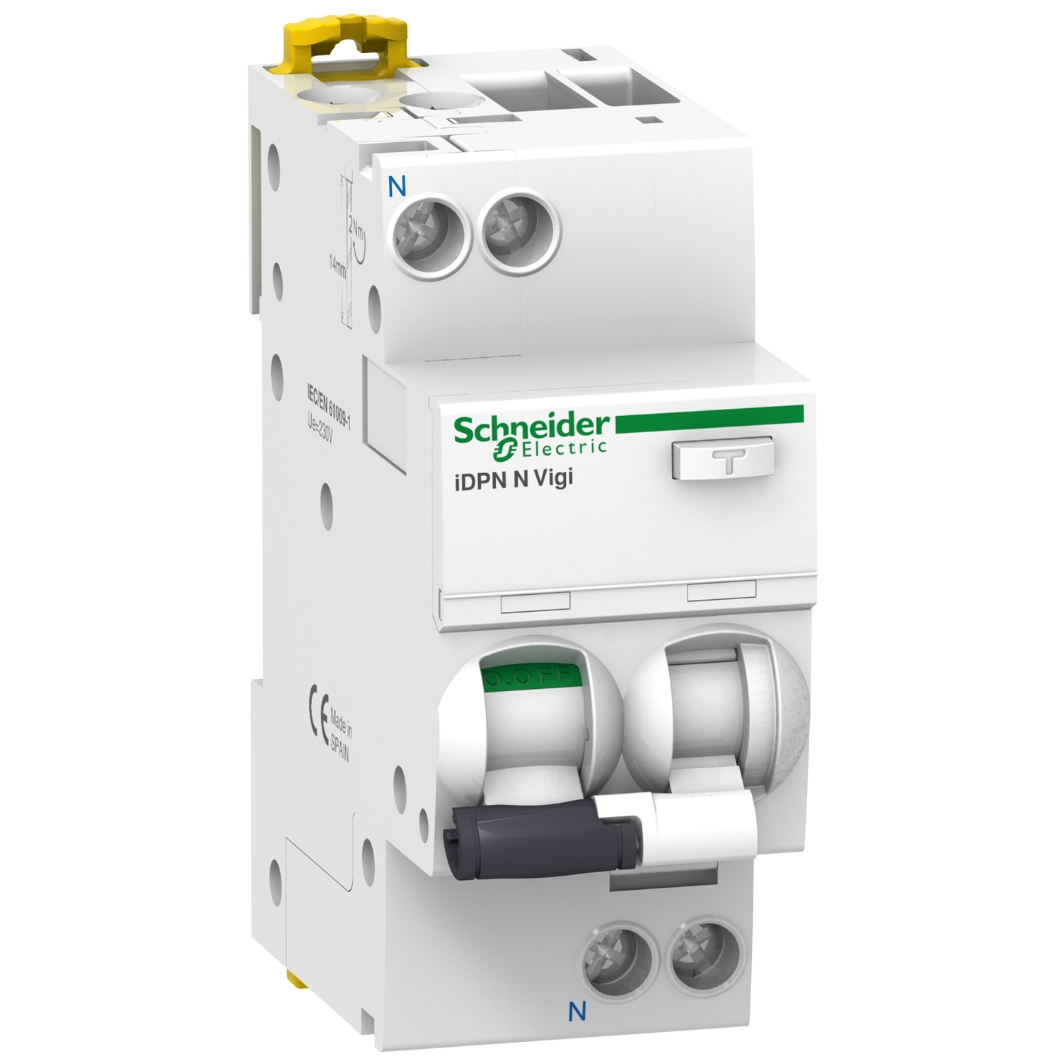 A9D42625 Дифавтомат Acti9 2P 25А (C) 6кА 300мА (AC) Schneider Electric Acti 9 