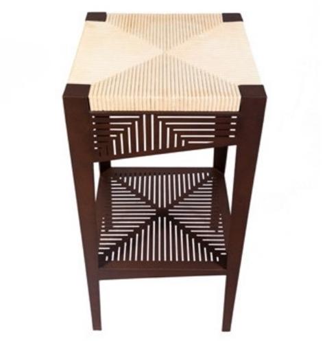 TrackDesign Высокий табурет из стали Corten ™ с подставкой для ног  Sp0468000  - Вид №1