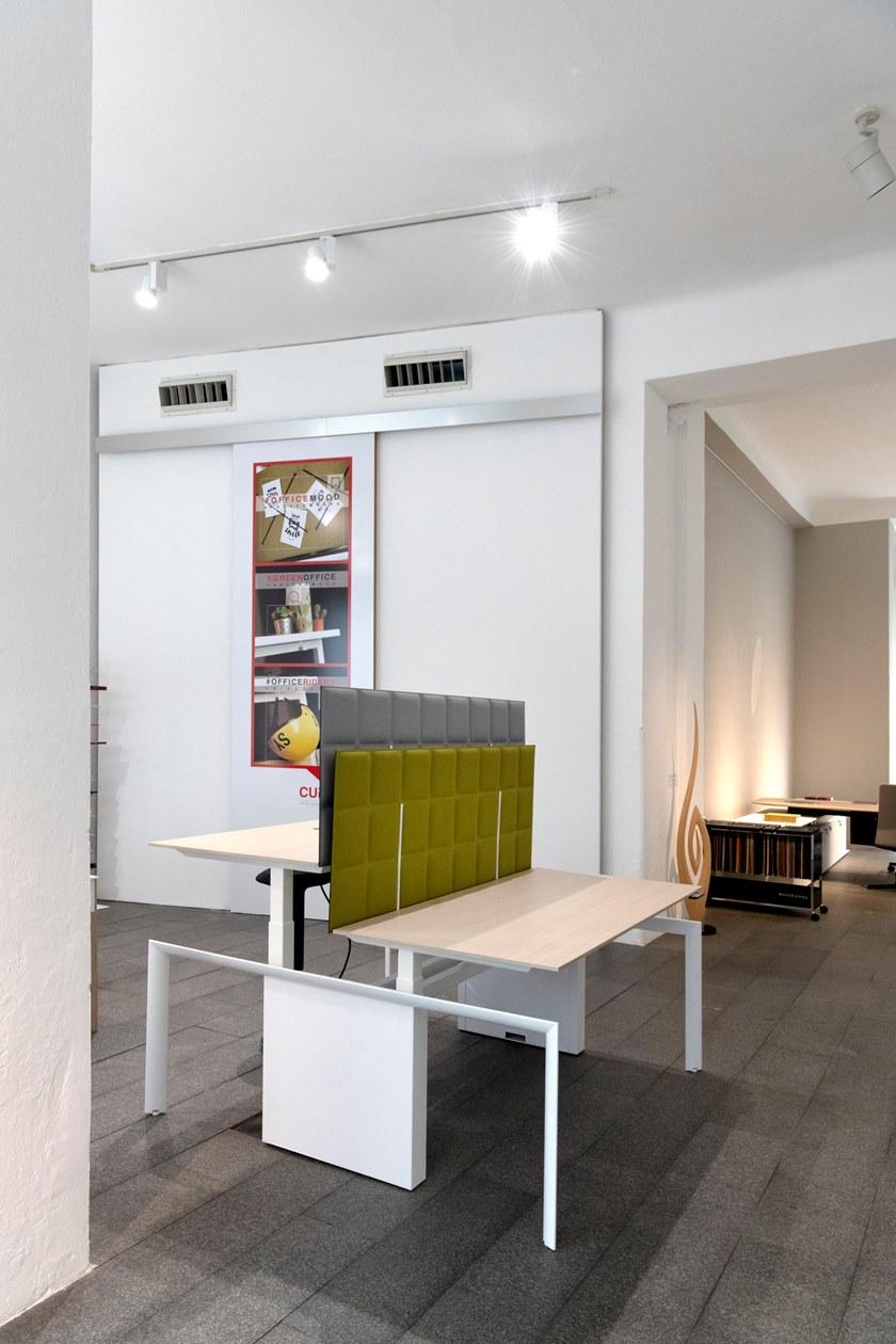 CUF Milano Перегородка стола из звукопоглощающей ткани Tetrix sun-id-1397154 - Вид №2