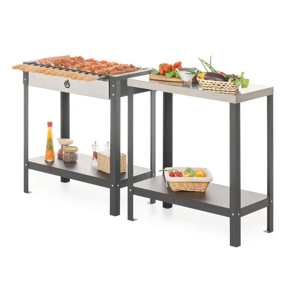 Стол Gratar Primavera SP70 нержавеющая сталь 36x70x77.7 см STLM-2104839 - Вид №6