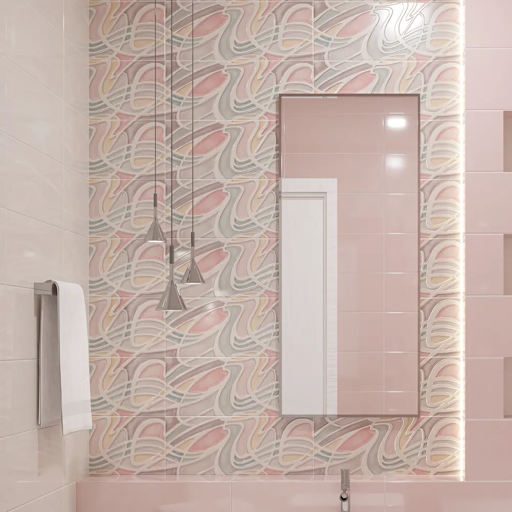 Керамическая плитка Azori Brillo Struttura для стен 20.1×50.5 см 87972514