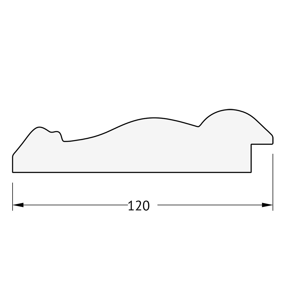 BY 4128 Зеркало с гравировкой в багетной раме - состаренная бронза с орнаментом 120 mm EVOFORM Exclusive-G - Вид №4