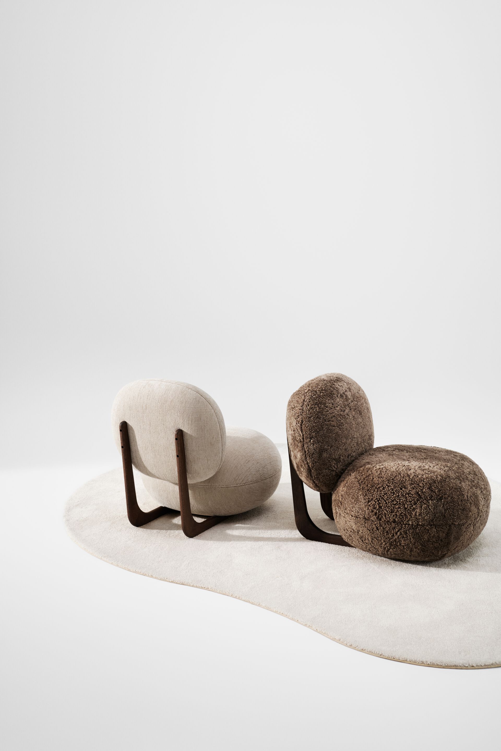 Деревянный стул с тканевой обивкой NORR11 COOPER ARCH-00134028 - Вид №1