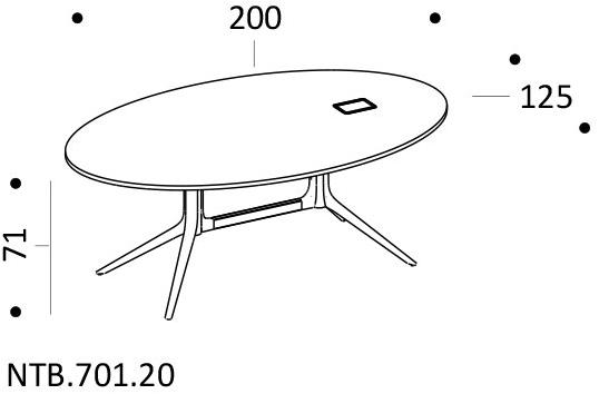 ICF Овальный стол Notable sun-id-1467782 - Вид №1