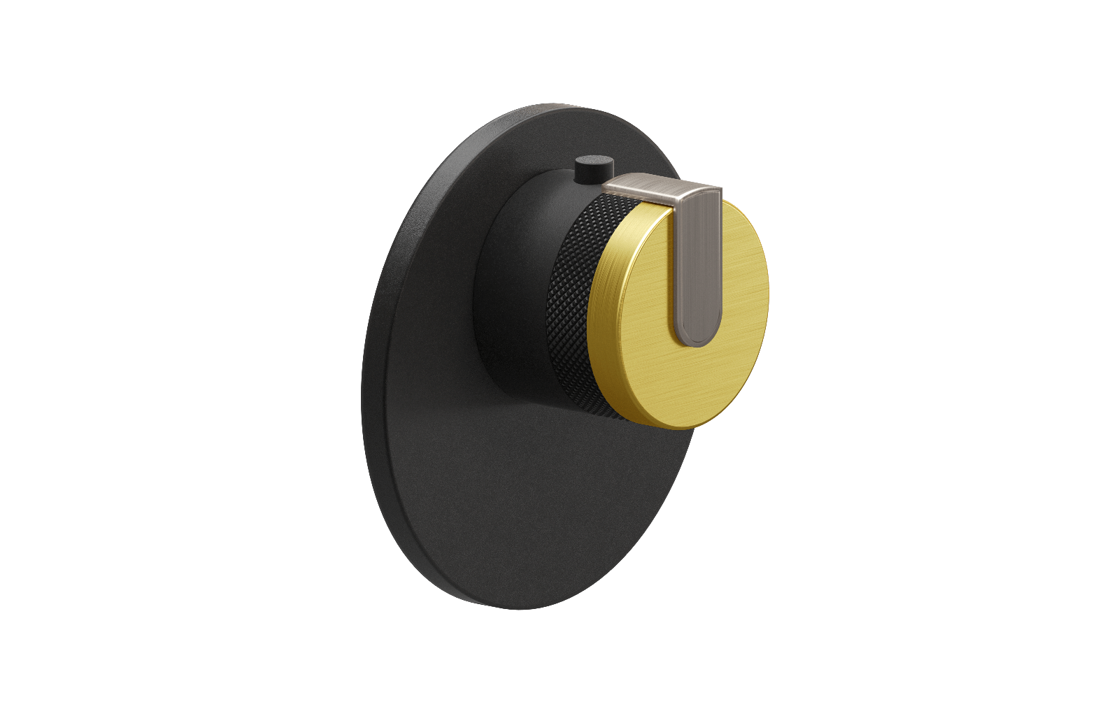 E-8027-R1BBE-L1BNi-BK-T Термостатический переключатель 3/4-Внешняя часть GRAFF MOD+