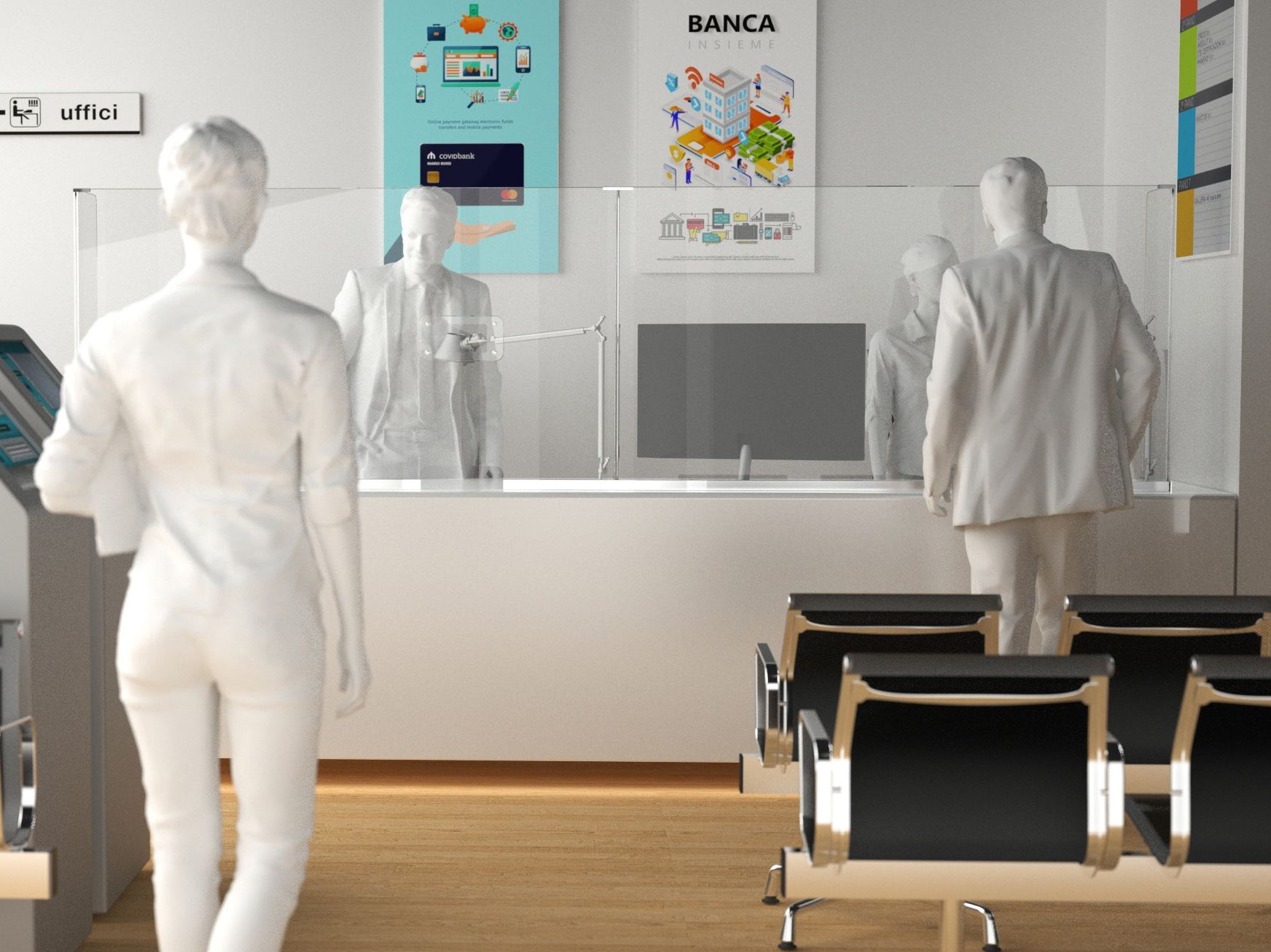 Стеклянный барьер для стенда Saint-Gobain Glass CRISTAL ARCH-00143270