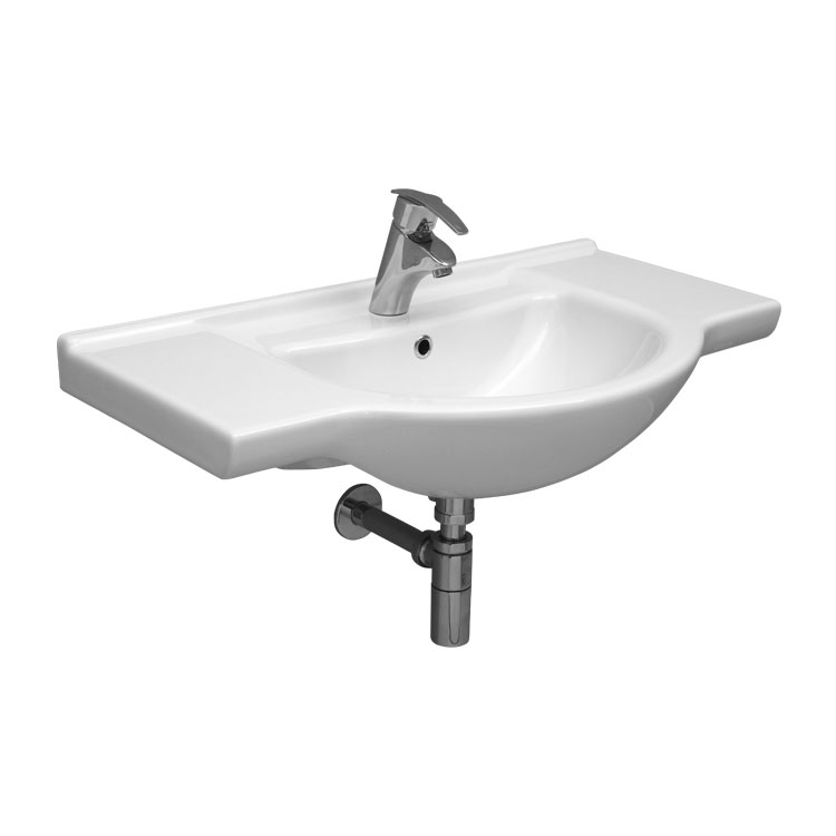 1544  1544 Умывальник с половинной столешницей 85X48см Eca  - Вид №1