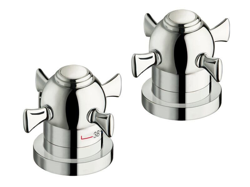 ABS 2 отверстия термостатический смеситель для ванны с переключателем CRISTINA Rubinetterie Термостатические смесители-Shower &amp ARCH-00112733