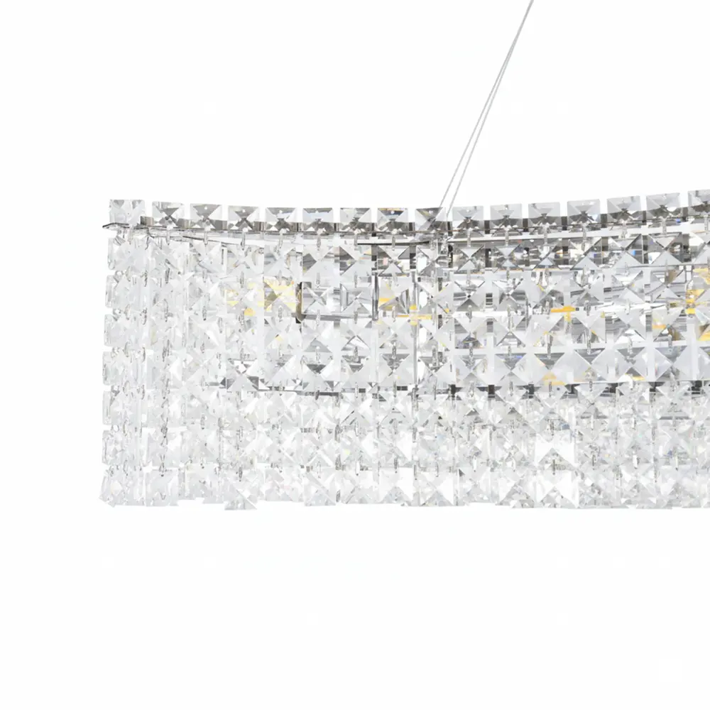 Люстра подвесная Diona 8 ламп 18 м² цвет хром/прозрачный ESTARES STLM-2189981 - Вид №3