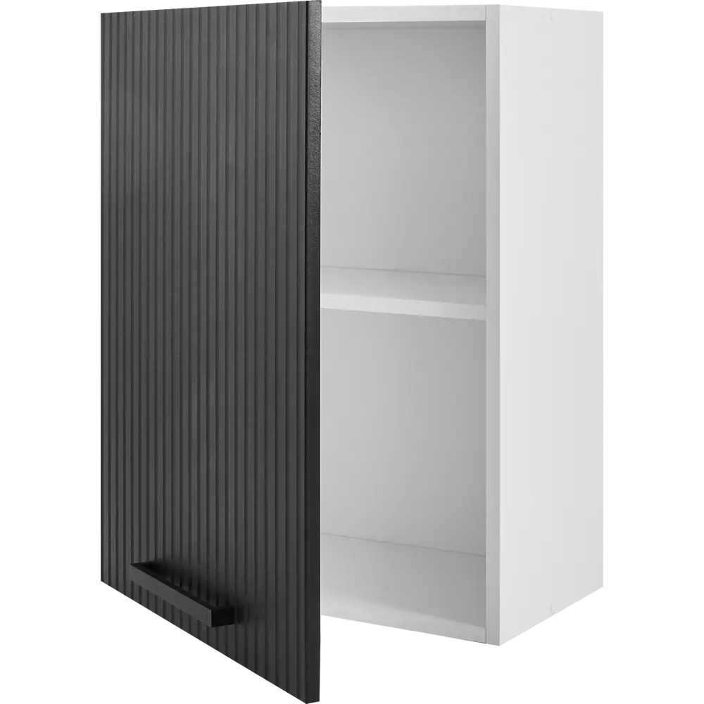 Шкаф навесной Виль 50x67.6x28.6 см МДФ цвет графит 86342481 STLM-2127282 Santreyd - Вид №3
